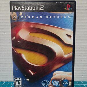 Superman Returns - PS2 Playstation 2 CIB Tested Video Game Black Label